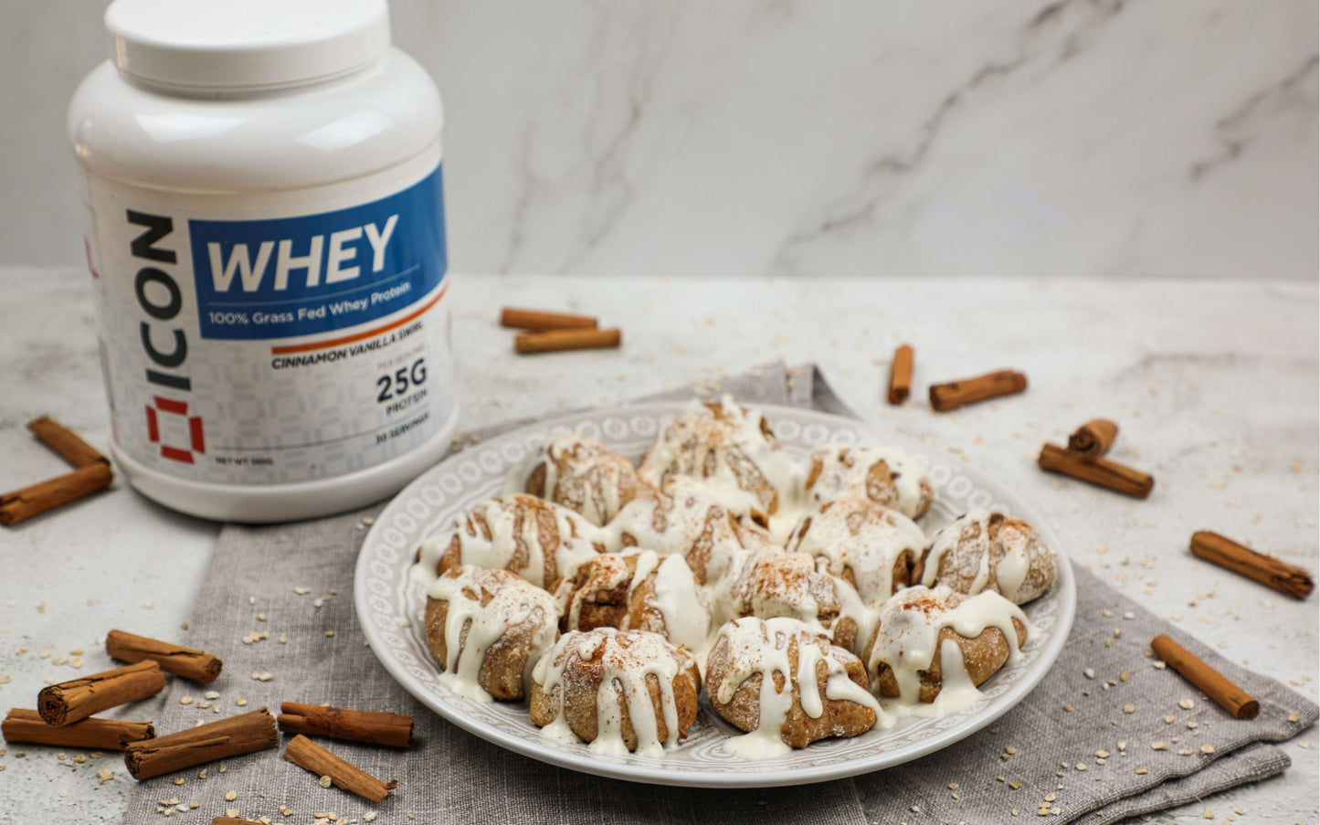 Cinnamon Whey Protein Rolls Recipe