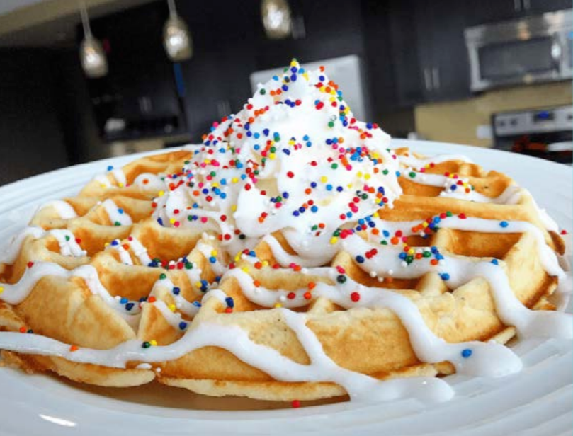 Vanilla Cake Batter Belgian Protein Waffle