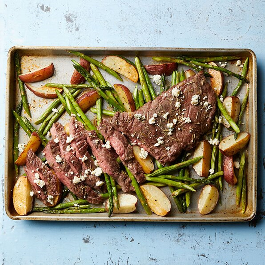 SHEET-PAN STEAK & POTATOES