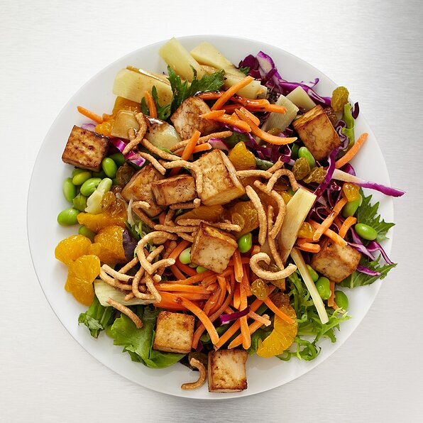 ASIAN TOFU & EDAMAME SALAD