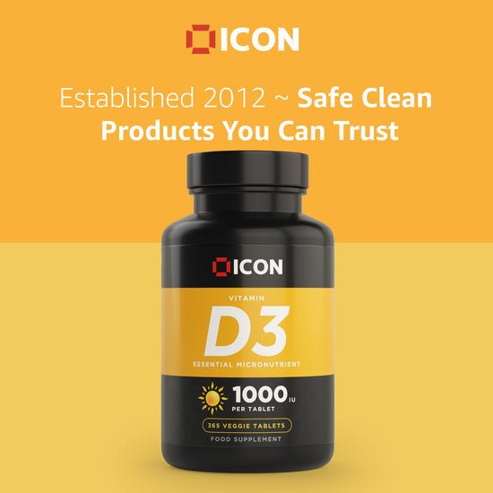 Vitamin D3 1000IU x 365 Tablets - ICON Nutrition