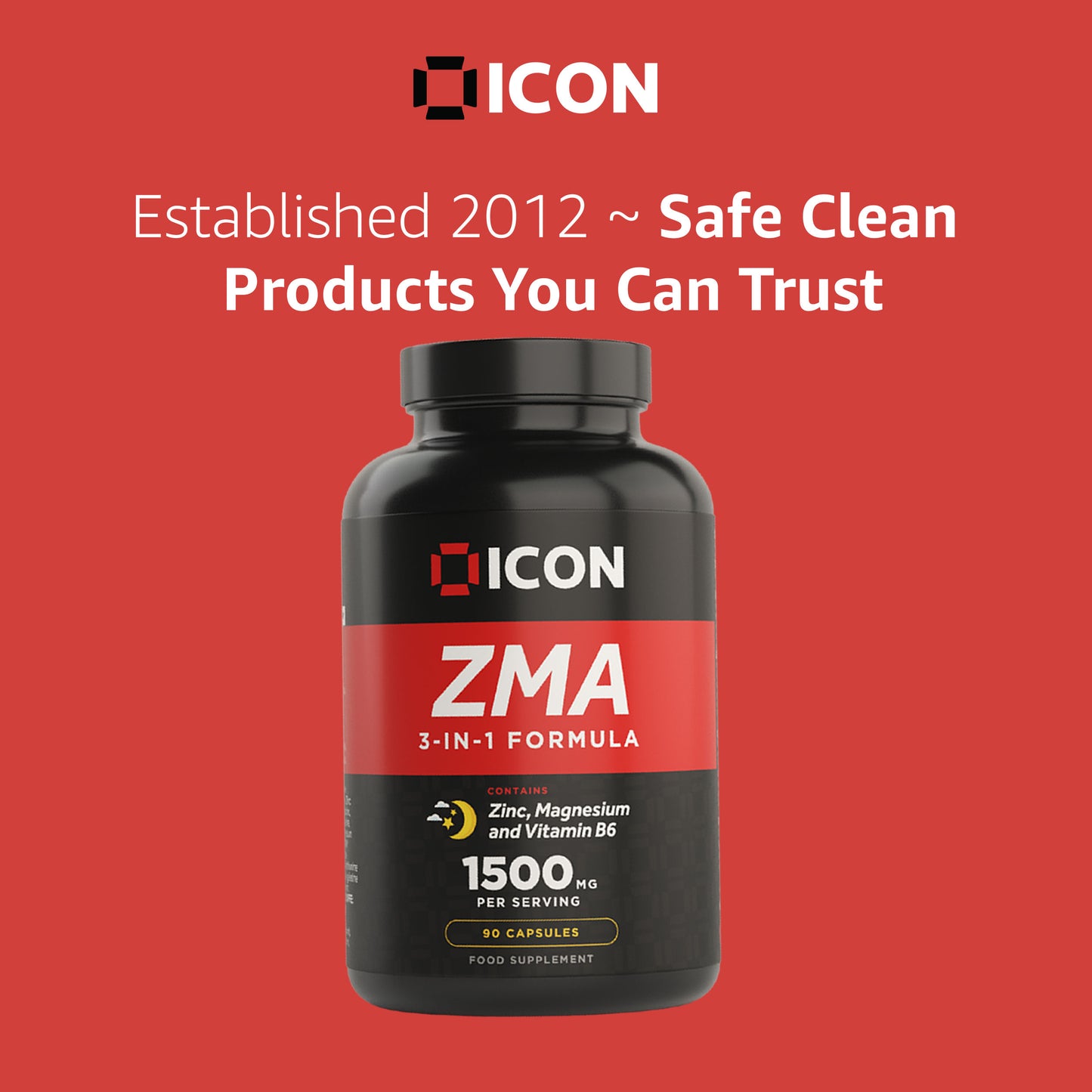 ZMA® (30 Serv.) - ICON Nutrition