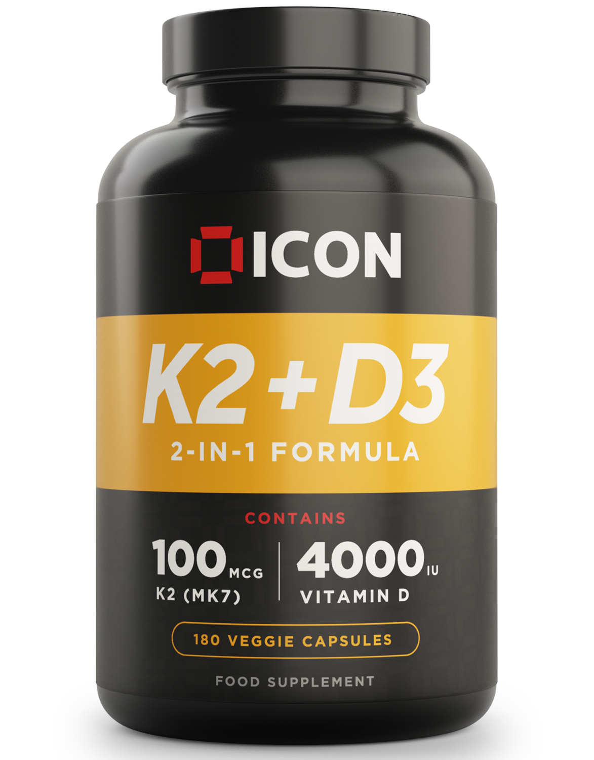 Vitamin K2 & D3 (180 Serv.) - ICON Nutrition