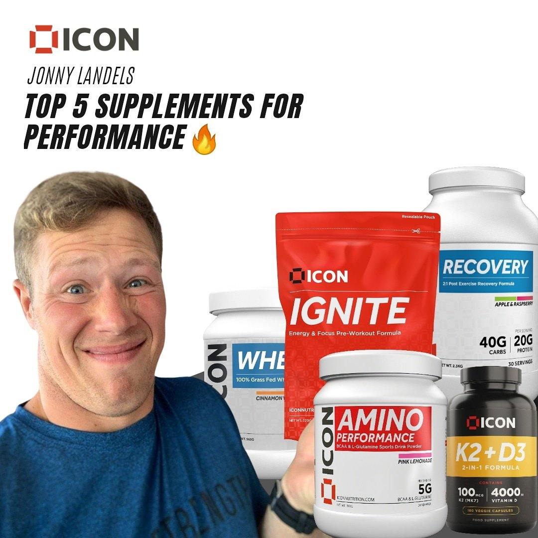 Our Top 5 Supplements For Performance - ICON Nutrition