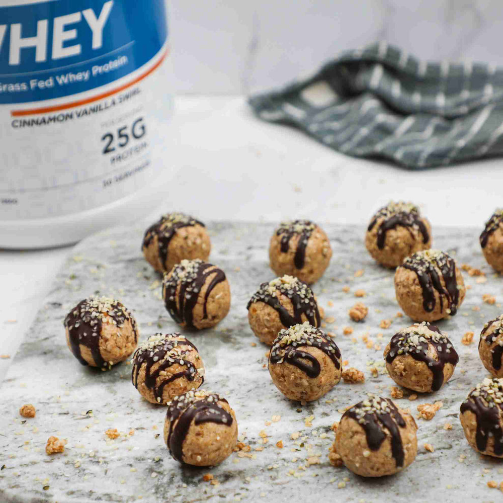 Cinnamon Whey Protein Energy Ball Recipe