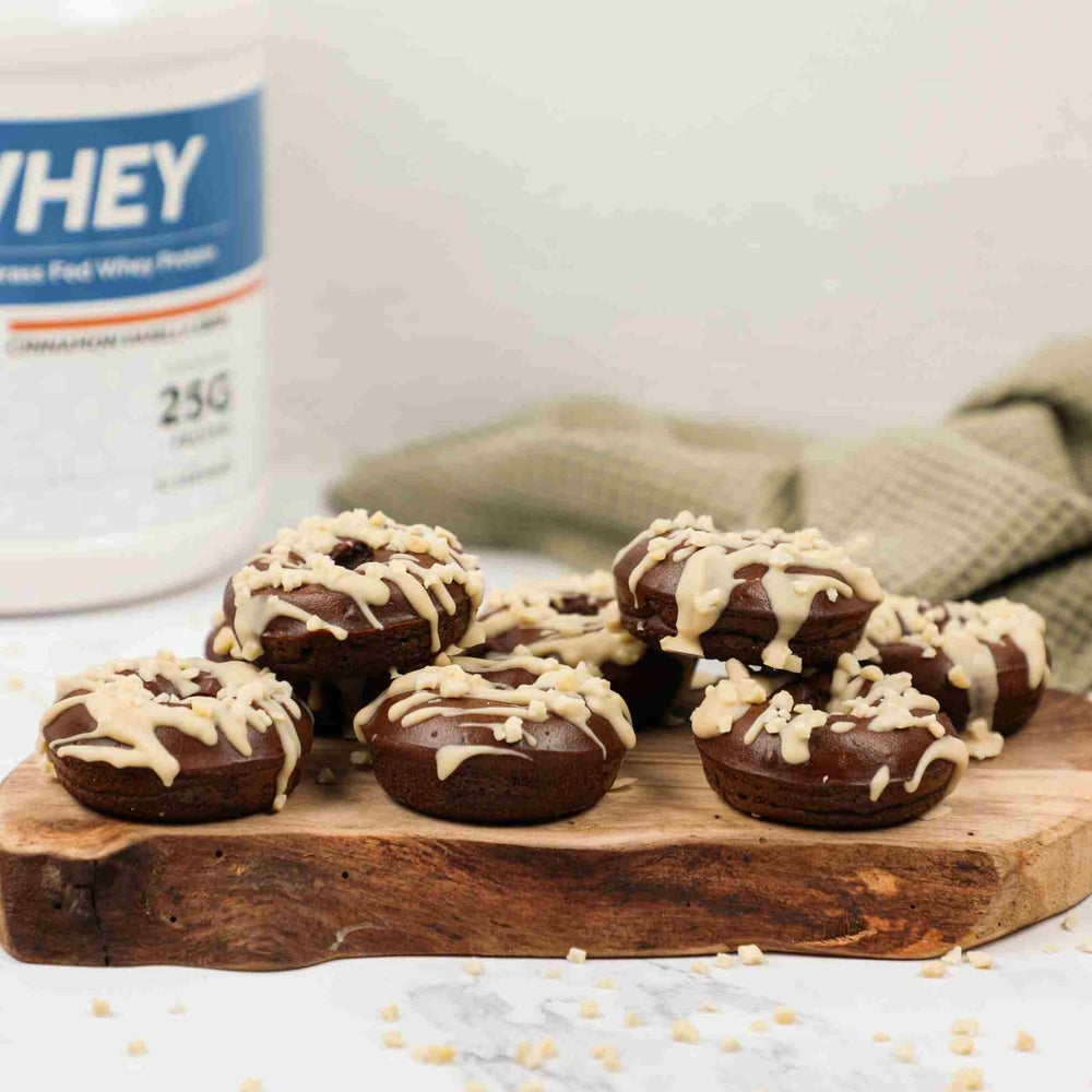 Chocolate Whey Protein Donuts