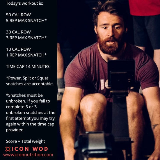 ICON Nutrition Workout Ideas - WOD 5 - ICON Nutrition