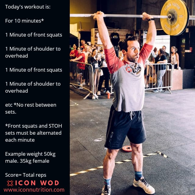 ICON Nutrition Work Out Ideas - WOD 6 - ICON Nutrition