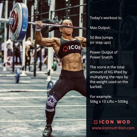ICON Nutrition Workout Ideas - WOD 1 - ICON Nutrition