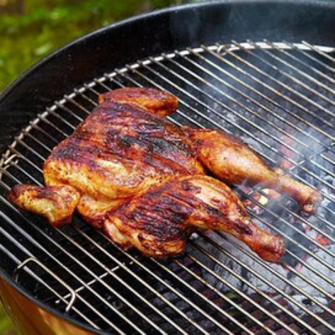 SPATCHCOCKED CHICKEN WITH SWEET & SPICY BBQ RUB