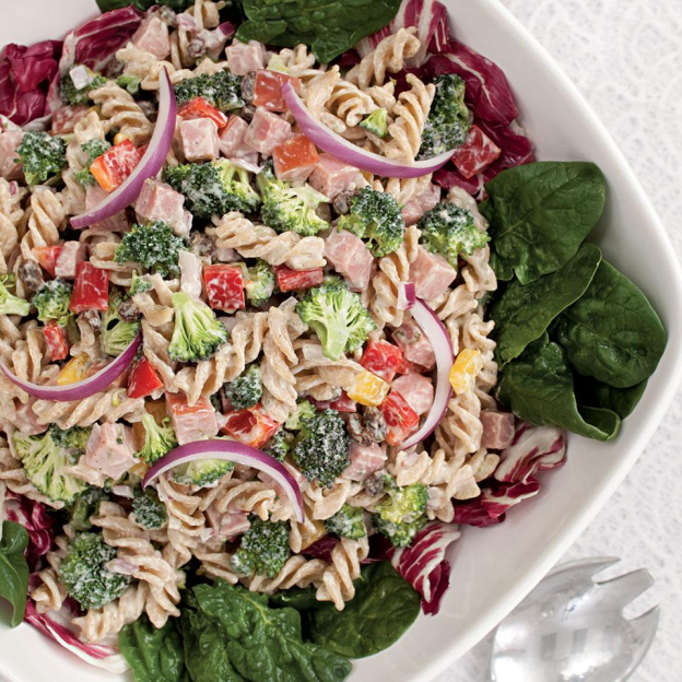 BROCCOLI, HAM & PASTA SALAD