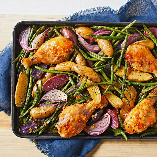 SHEET-PAN ORANGE-APRICOT DRUMSTICKS