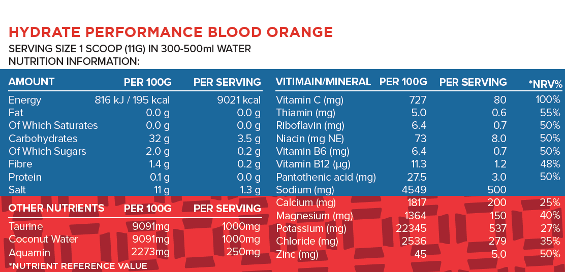 Hydrate Performance  - Advanced Electrolyte and Recovery Formula - ICON Nutrition