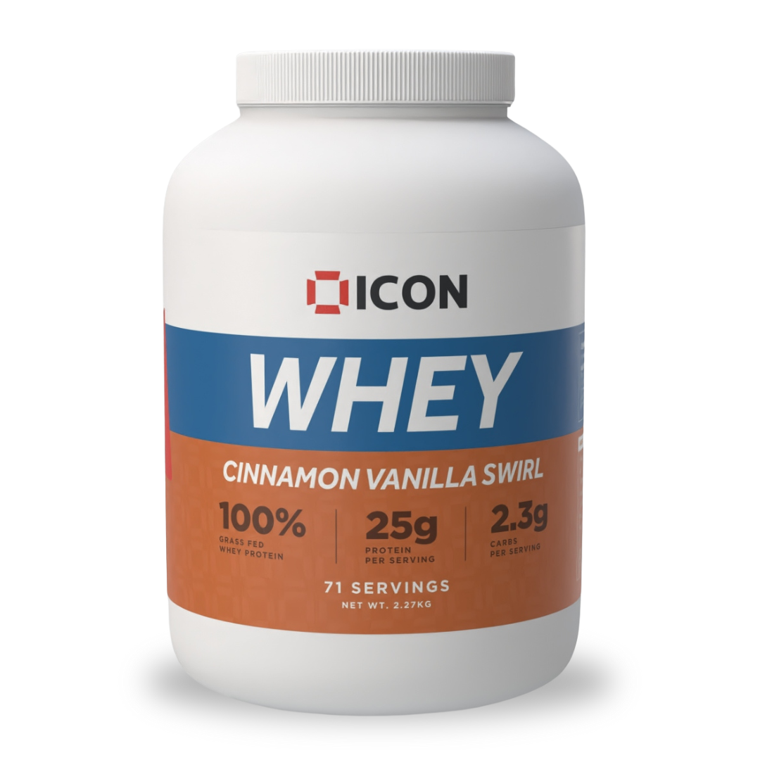 100% Grass Fed Whey Protein Powder - ICON Nutrition