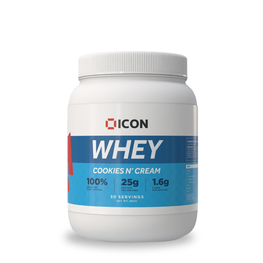 100% Grass Fed Whey Protein Powder - ICON Nutrition
