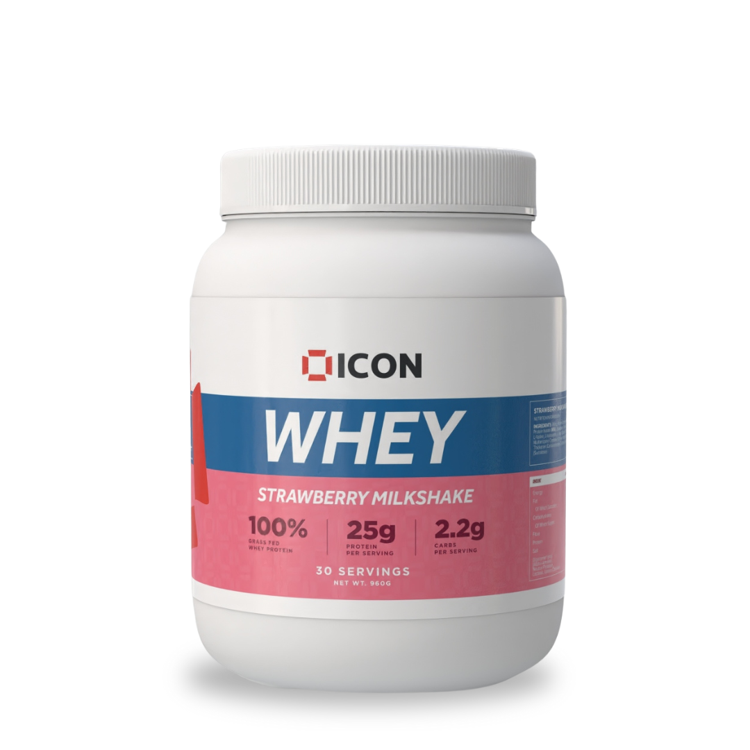 100% Grass Fed Whey Protein Powder - ICON Nutrition