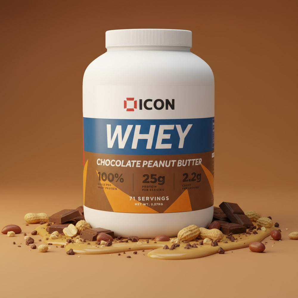 
                  
                    100% Grass Fed Whey Protein Powder - ICON Nutrition
                  
                