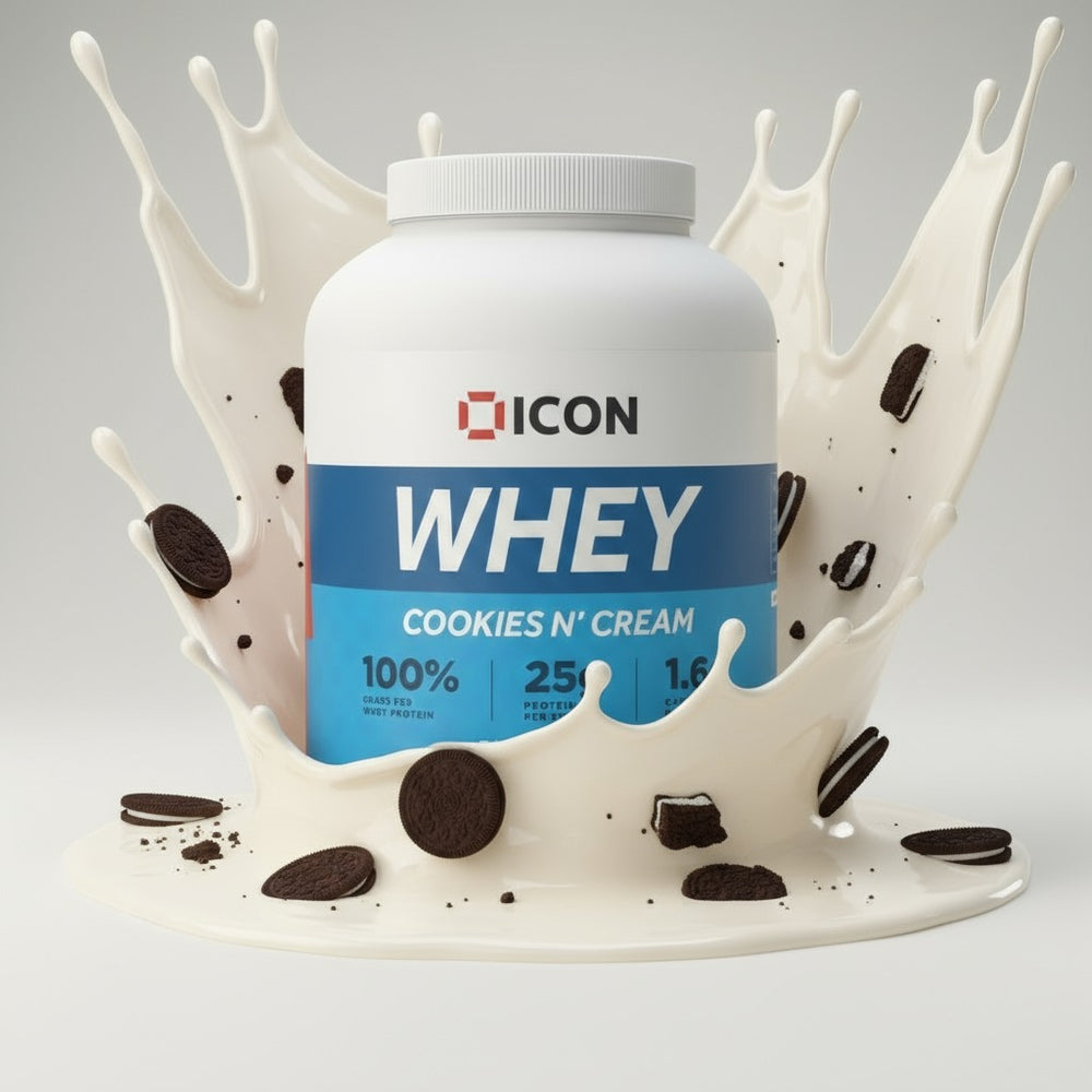 
                  
                    100% Grass Fed Whey Protein Powder - ICON Nutrition
                  
                