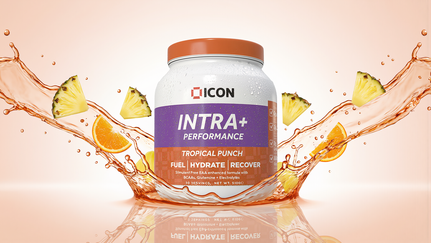 Intra Performance  - BCAA, EAA, Electrolyte and L-Glutamine Powder Supplement - ICON Nutrition