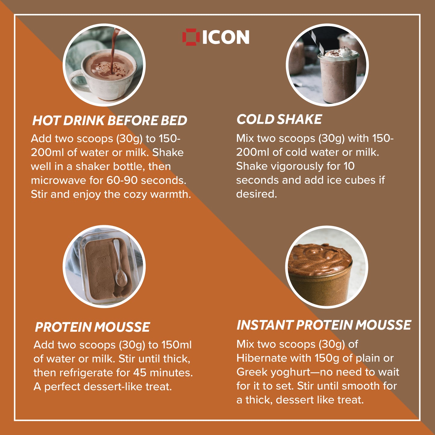 Hibernate Micellar Casein Protein – Without 5-HTP  (30 Serv.) - ICON Nutrition