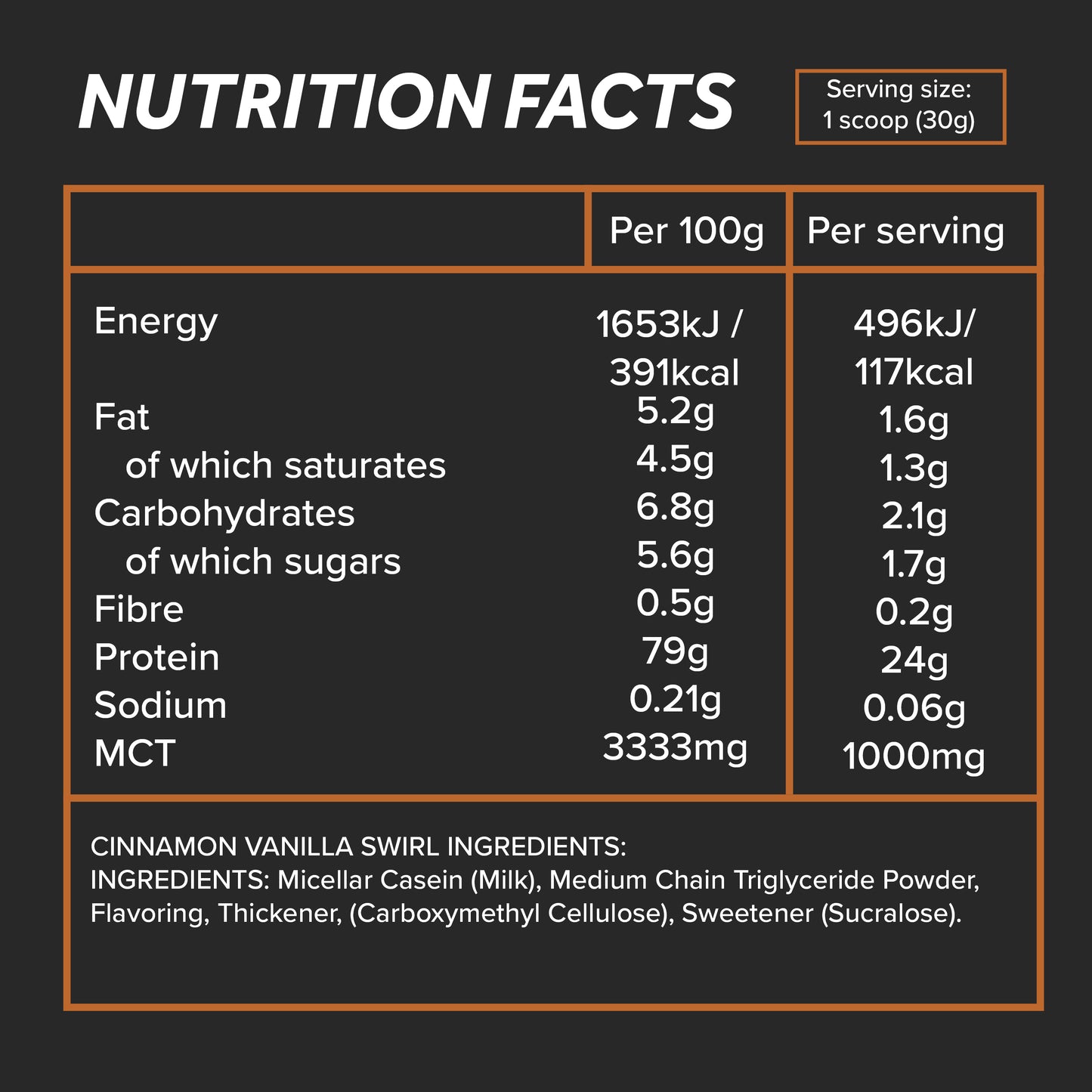 Hibernate Micellar Casein Protein – Without 5-HTP  (30 Serv.) - ICON Nutrition
