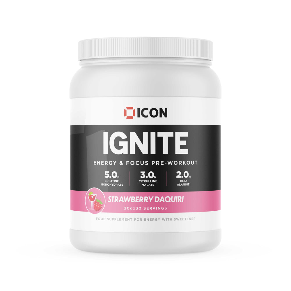 
                  
                    Ignite Pre-Workout (30 Serv.) NEW FORMULA - ICON Nutrition
                  
                