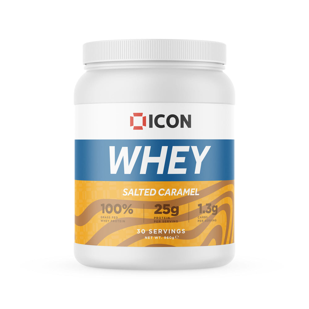 
                  
                    100% Whey Protein 2.27kg - 71 Servings & 960g 30 Servings - ICON Nutrition
                  
                