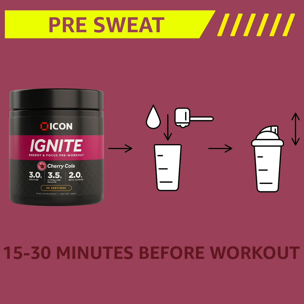
                  
                    Ignite Pre-Workout (30 Serv.) - ICON Nutrition
                  
                