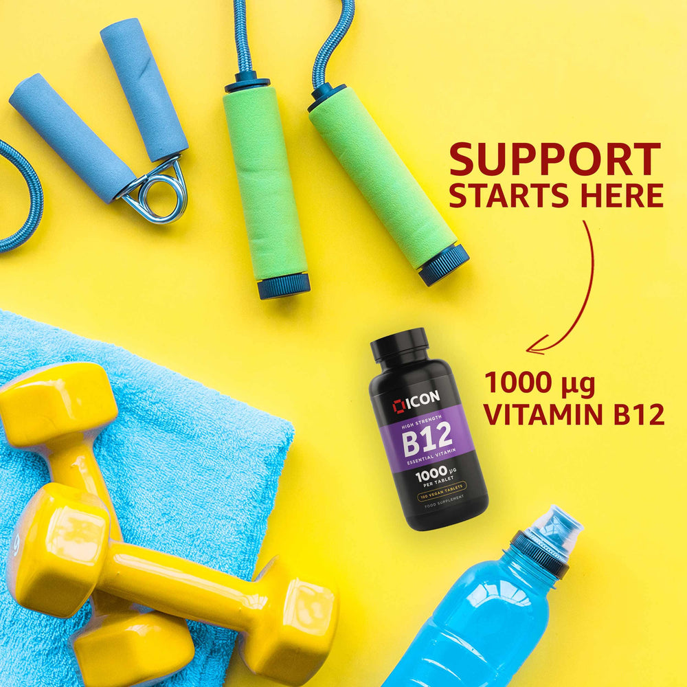 
                  
                    Vitamin B12 (100 Tablets) - ICON Nutrition
                  
                