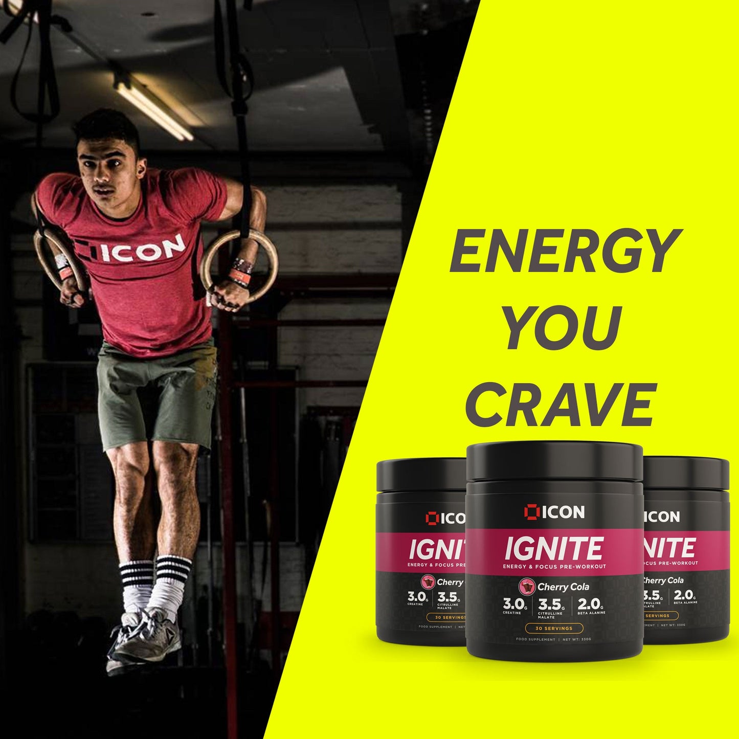 Load image into Gallery viewer, Ignite Pre-Workout (30 Serv.) - ICON Nutrition
