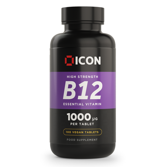 Vitamin B12 (100 Tablets) - ICON Nutrition