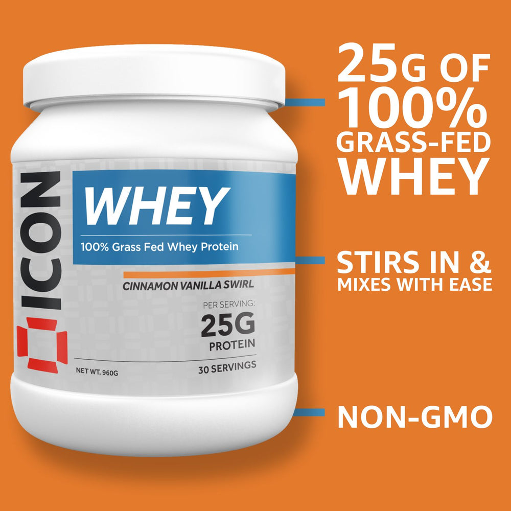 
                  
                    100% Whey Protein 2.27kg - 71 Servings & 960g 30 Servings - ICON Nutrition
                  
                