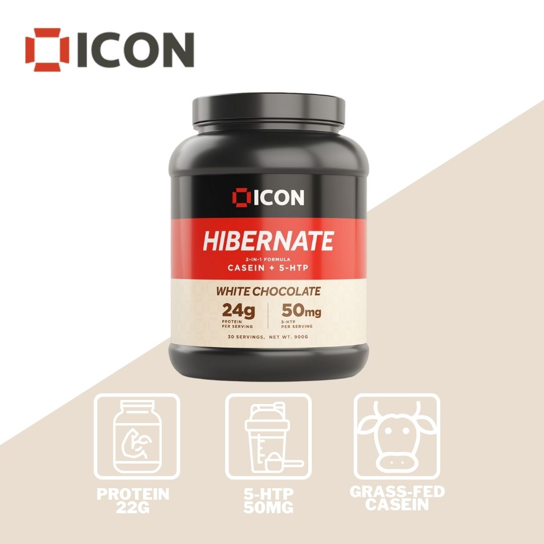 Hibernate Micellar Casein Protein with 5-HTP (30 Serv.) - ICON Nutrition