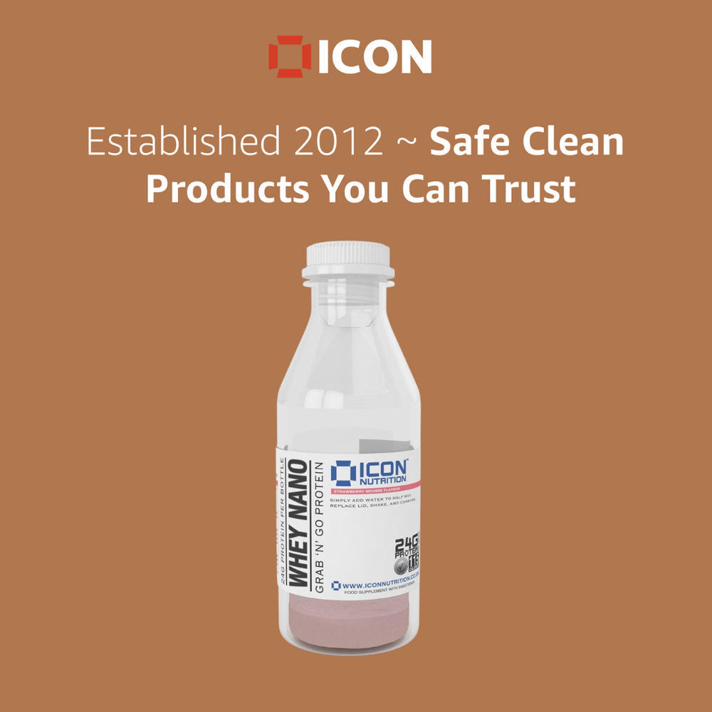 
                  
                    Whey Protein Nano (12 Bottles) - ICON Nutrition
                  
                