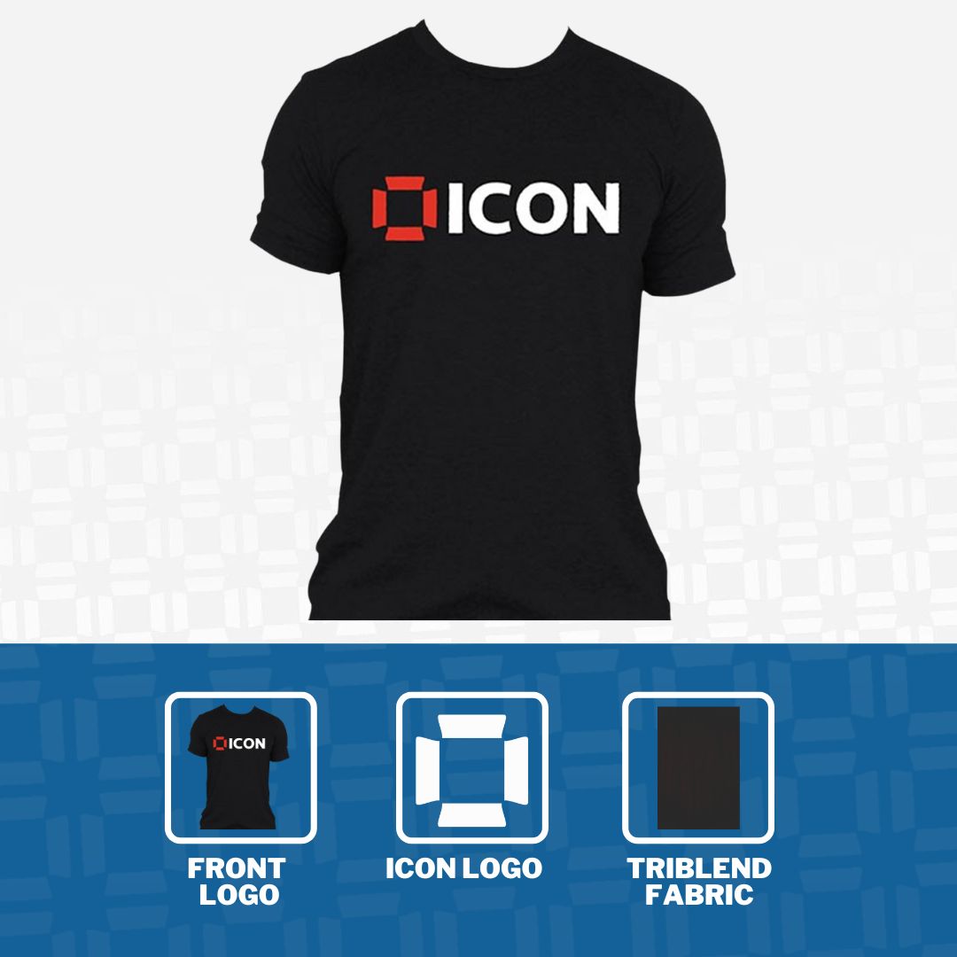 Team ICON Classic Tee - Black - ICON Nutrition