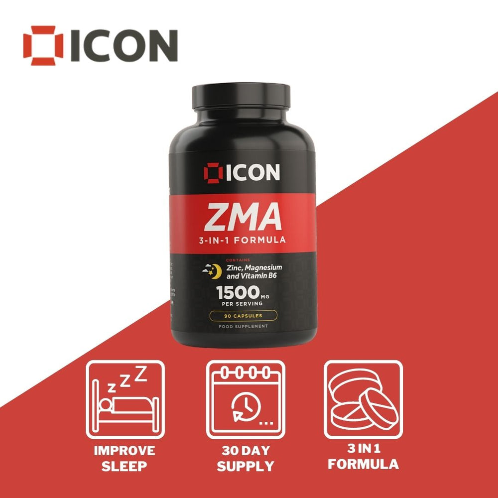 
                  
                    ZMA Capsules (30 Serv.) - ICON Nutrition
                  
                