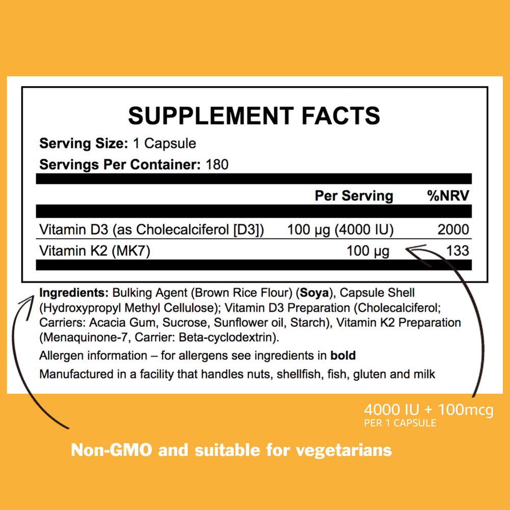 
                  
                    Vitamin K2 & D3 (180 Serv.) - ICON Nutrition
                  
                