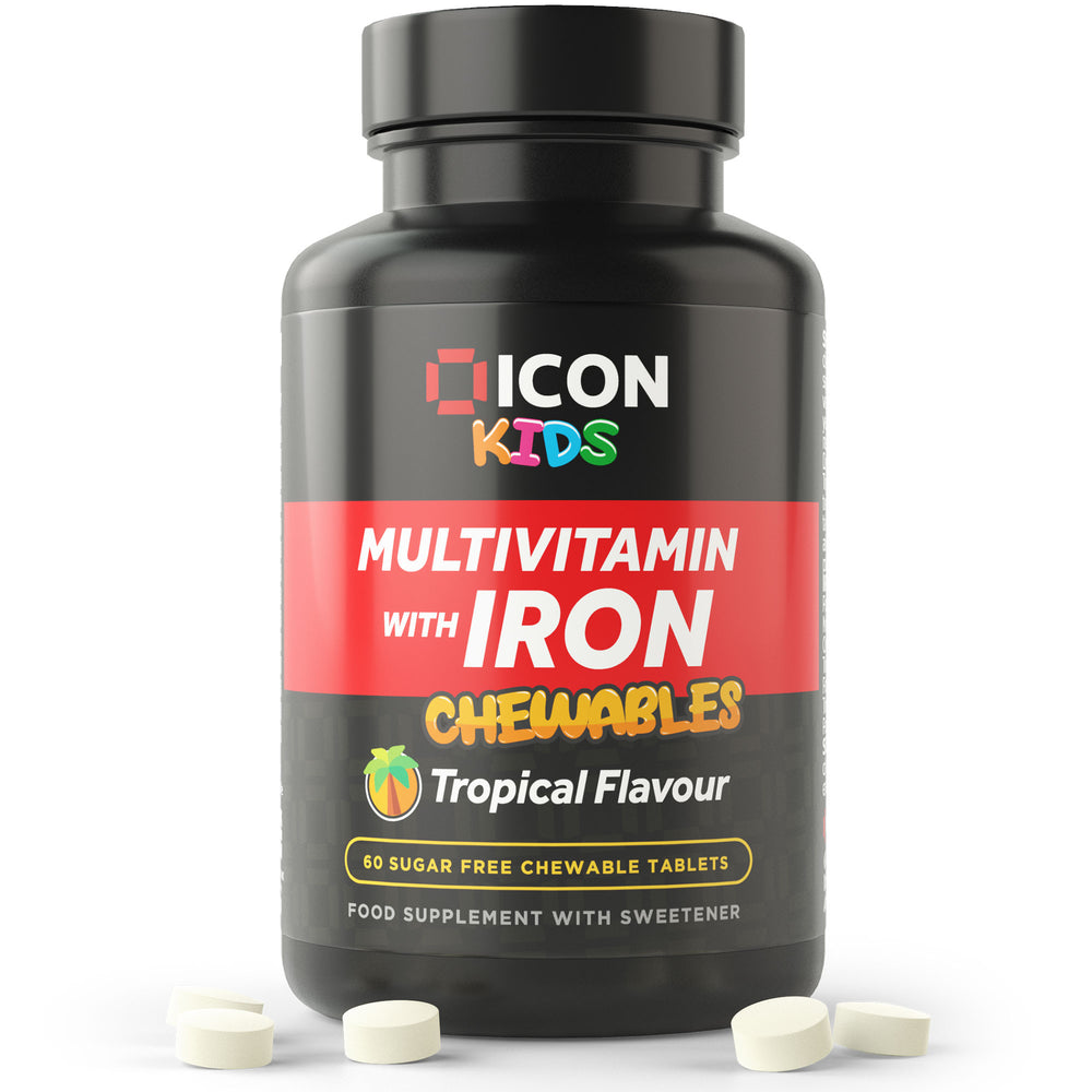 
                  
                    Chewable Multivitamin for Kids and Toddlers with Iron (60 Servings) - ICON Nutrition
                  
                