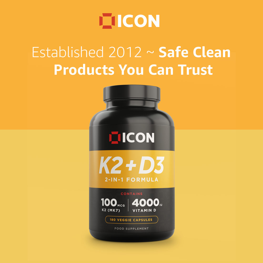 
                  
                    Vitamin K2 & D3 (180 Serv.) - ICON Nutrition
                  
                