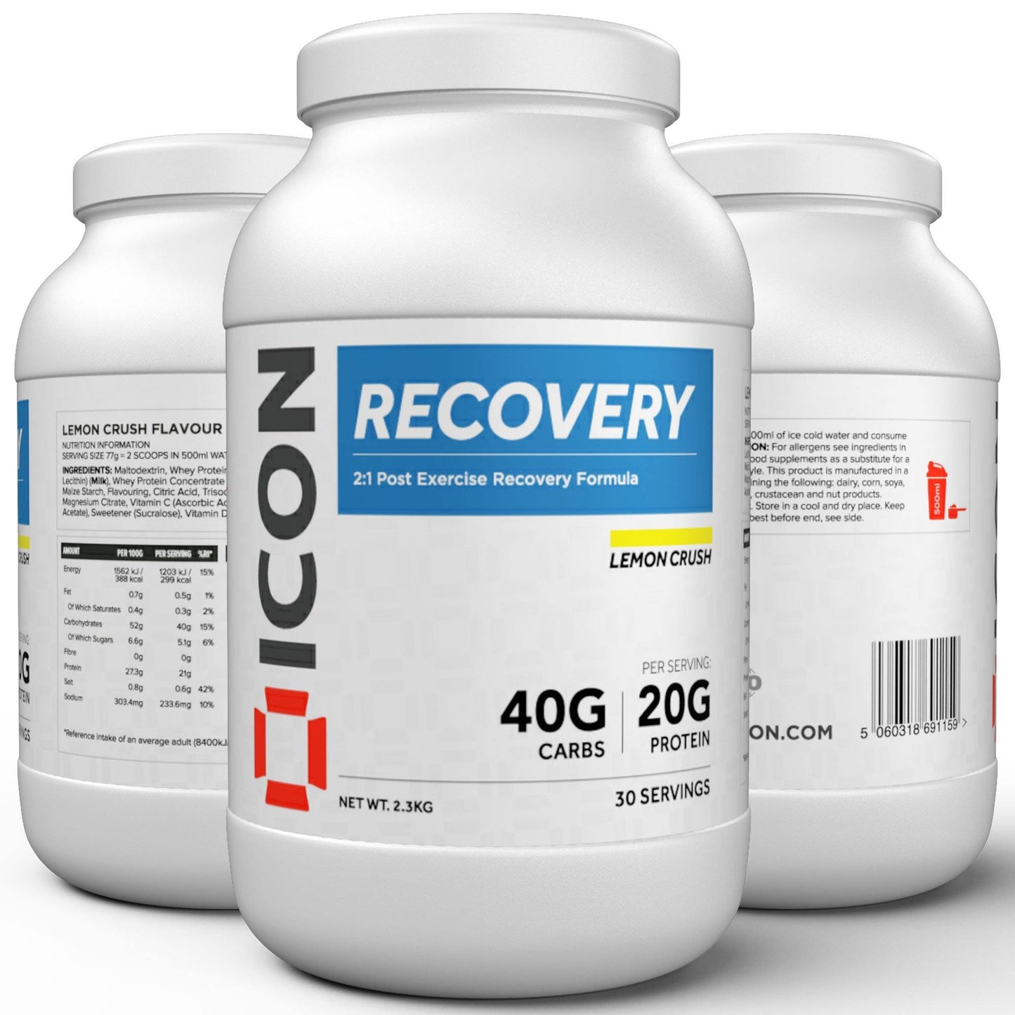 Load image into Gallery viewer, Recovery 2:1 Ratio (30 Serv.) - ICON Nutrition
