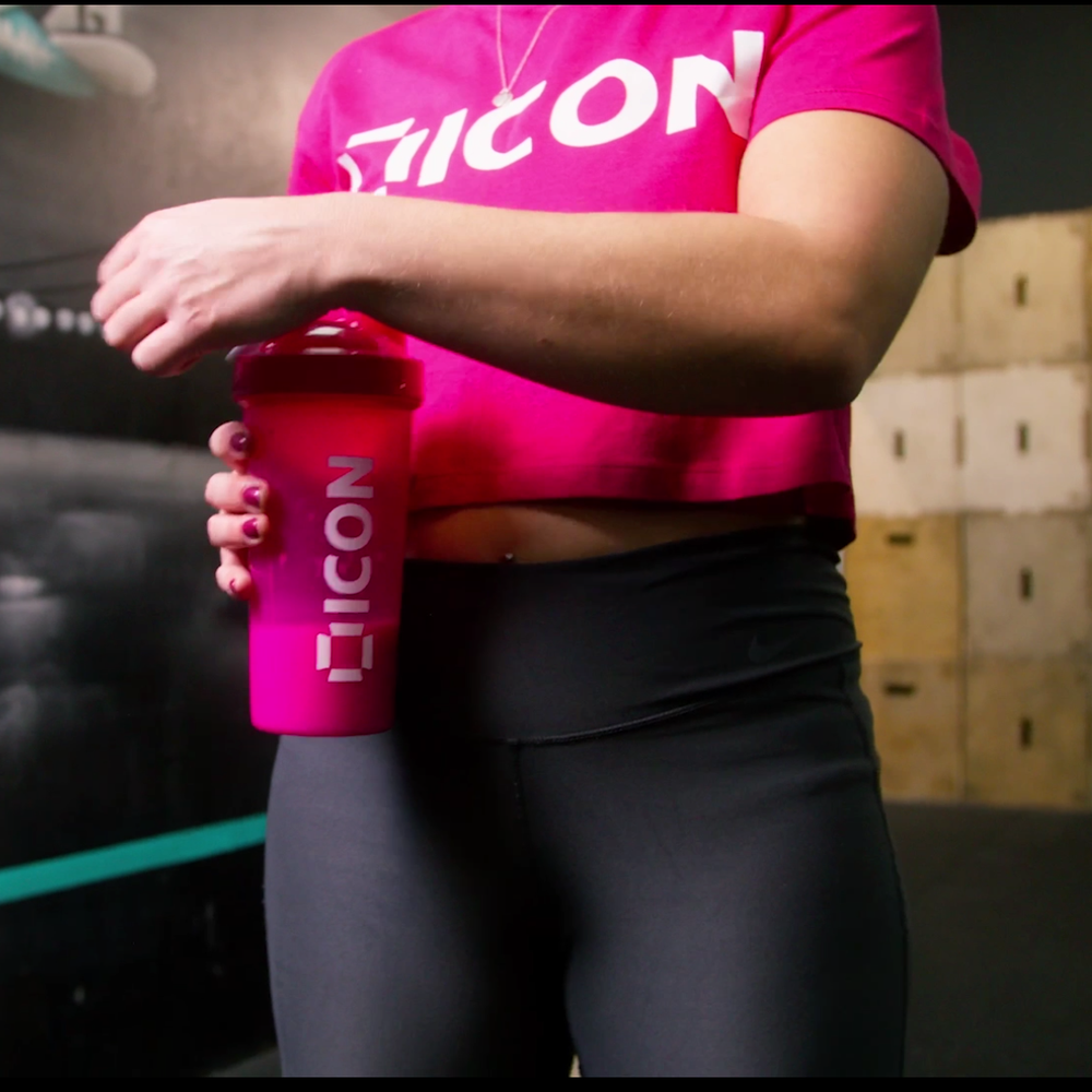 
                  
                    BUNDLE OFFER - ICON Classic Cropped Tee - Mulberry & Hot Pink - ICON Nutrition
                  
                