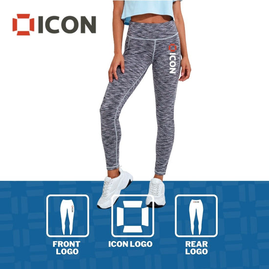 ICON Performance Leggings - Space Grey/Silver