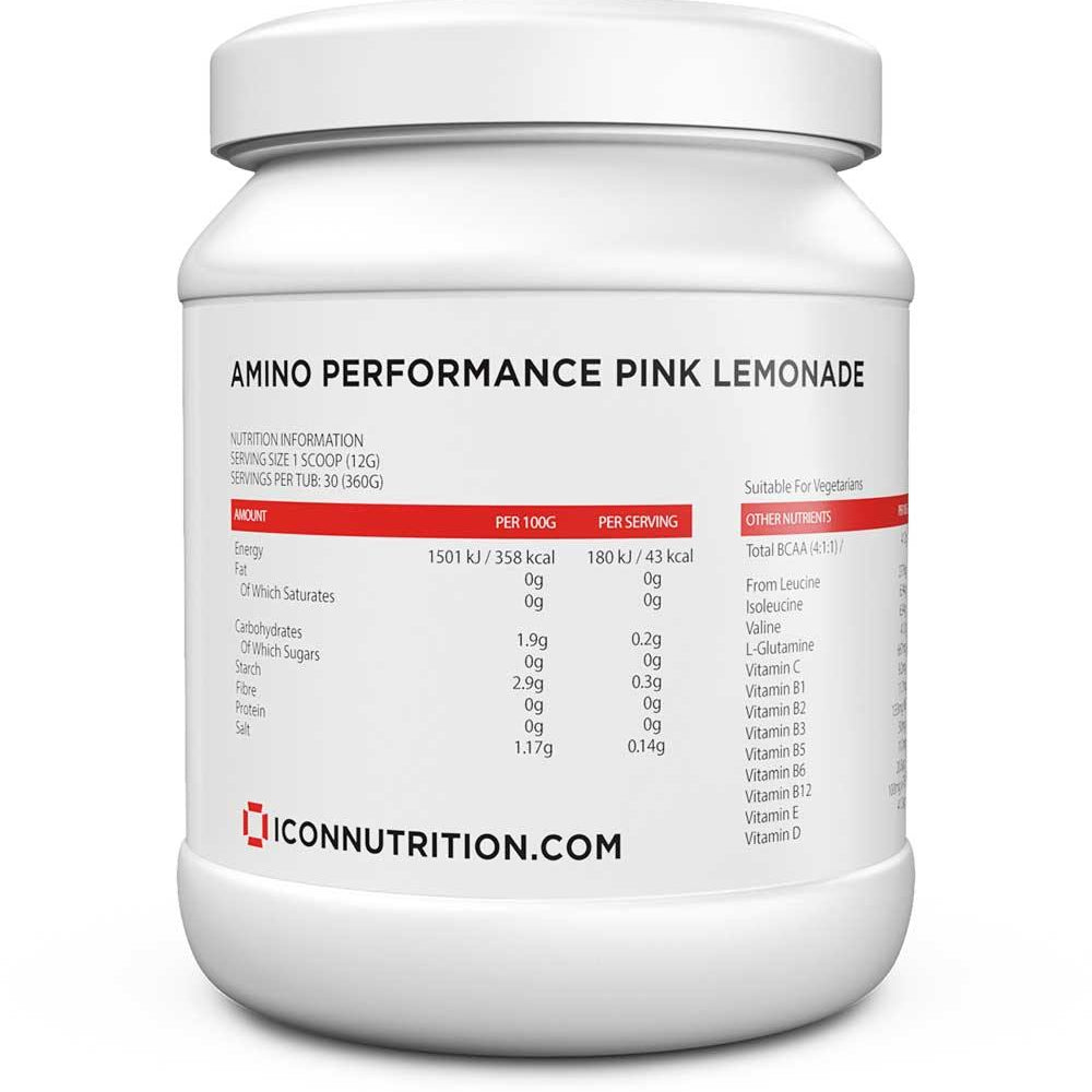 
                  
                    Amino Performance (30 Serv.) 3 In 1 Formula (BCAA, GLUTAMINE, VITAMIN & ELECTROLYTES) - ICON Nutrition
                  
                
